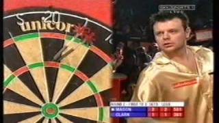 2005 Ladbrokes Darts 55 Mason vs Clark FULL [upl. by Naillimxam]