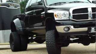 DODGE RAM 3500 4X4 DUALLY  67 CUMMINS TURBO DIESEL  JACKED  LIFTED  RAM TUFF [upl. by Sivert]