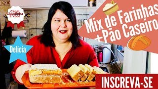 Dica Mix de Farinhas  Pão Caseiro Sem Glúten e Zero Lactose enzimados Fácil celiacos [upl. by Agnola]