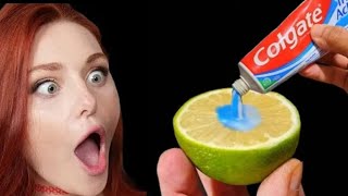 How to use lemon with colgate [upl. by Boyce]