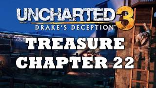 Uncharted 3 Treasure Locations Chapter 22 HD [upl. by Aneej237]