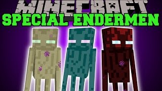 Minecraft SPECIAL ENDERMEN CLONES LIGHTNING THEIVES amp MORE Mod Showcase [upl. by Llerrej]