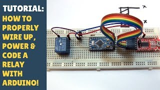 TUTORIAL How to Properly Wire up Power amp Code a Relay with Arduino Songle 05VDC Module  Simple [upl. by Eglanteen113]