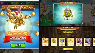 18 Dragon city  Wizard Hollow  I am so stupid  Spend more than 1000 gems to get Focus Karma 😭😭 [upl. by Renate324]