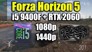 Forza Horizon 5  i5 9400F  RTX 2060 [upl. by Morehouse]