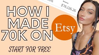 How to Make Money Selling Digital Downloads on Etsy Full Tutorial [upl. by Terraj]