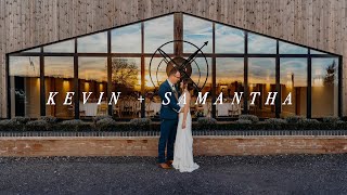 Kevin  Samantha  Hanbury Wedding Barn  Wedding Trailer [upl. by Elbring975]