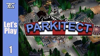 Parkitect  Ep 1 Park Basics [upl. by Lokim]