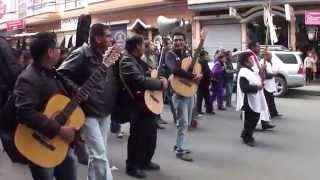 Semana Santa Procession in La Paz Bolivia [upl. by Nawtna]