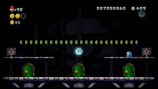 Swaying Ghost House All Star Coins  Frosted Glacier Ghost House  New Super Mario Bros U Deluxe [upl. by Lig249]