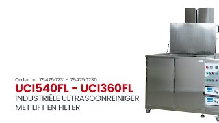 Ultrasoonreiniger 360540L met motorische lift  MW Tools  Vynckier [upl. by Lancelle]