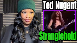 FIRST TIME HEARING TED NUGENT  STRANGLEHOLD LIVE  REACTION [upl. by Darrey]