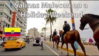 Salinas Malecon on a Busy Holiday Weekend  October 2024 [upl. by Theurer]