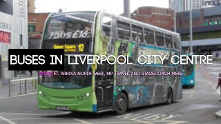 Buses in Liverpool City Centre  01102021 E27 [upl. by Inanuah]