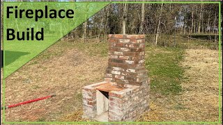 TNT 88 Brick Fireplace  Maple Sap Boiling Station Build  DIY [upl. by Nosreh]