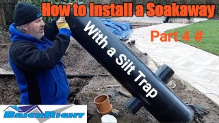 How to install a soakaway Part 4  with a silt trap [upl. by Hurd]