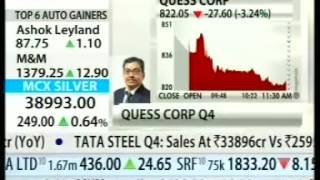 QUESS CORP LIMITED Q4FY17 results announced on NDTV profit [upl. by Stoll]