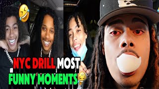 1 Laugh  1 Hit NYC DRILL MOST FUNNY MOMENTS ZAZA [upl. by Monson]