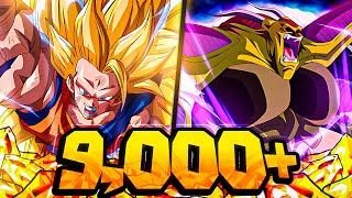 UNDER 3000 STONES USED SSJ3 Goku Hirudegarn Global Dokkanfest Summons  DBZ Dokkan Battle [upl. by Marybella385]