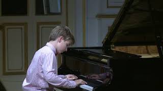 Adam Kamplet 14 y F Schubert Impromptu in E  flat Major Op 90 No 2 [upl. by Anerrol297]