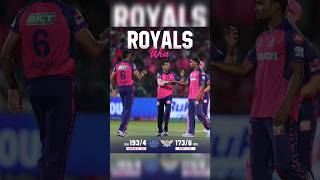 Rajasthan Royals won the matchIPL2024 [upl. by Niloc]