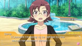 Oreimo Tsuzuku PSP Kirino Route Part 16  Delusional Rampage English Subtitles [upl. by Ymled]