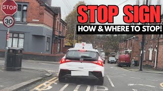 Stop sign How and When to Stop at Stop Sign [upl. by Dabbs]