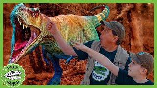 Can the Park Rangers Find the NEW TRex  TRex Ranch Dinosaur Videos [upl. by Mandy]