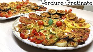 VERDURE GRATINATE SAPORITE ricetta semplice GRILLED VEGETABLES  Tutti a Tavola [upl. by Stclair394]