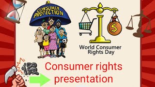 Power point presentation on consumer rights Class 10 [upl. by Hodges]