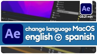How to change language in After Effects Quick and easy tutorial [upl. by Ayrotal]