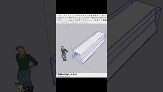 sketchup tutorial  How to create chair in sketchup [upl. by Eitisahc]