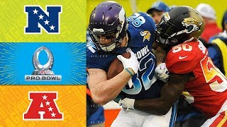 NFC vs AFC  2018 NFL Pro Bowl Game Highlights [upl. by Elbam]