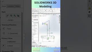 SOLIDWORKS 3D Modeling solidworks3d solidworkstutorial solidworks cadcamsolidworks 3dcadmodel [upl. by Winna]