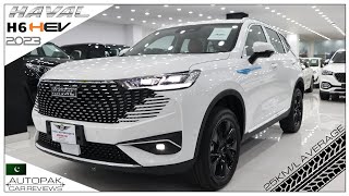 Haval H6 HEV Hybrid 2023 25KML Average Detailed Reiew with Price [upl. by Draned]