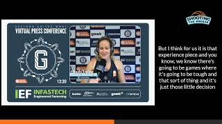 Keely Froling Geelong United Virtual Press Conference [upl. by Atinar657]