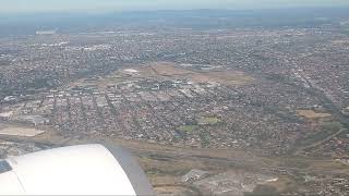 Qantas Airlines Melbourne Tullamarine Airport Take off Run [upl. by Wagoner824]