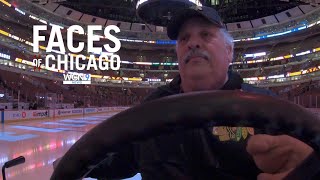 Behind the wheel of the Chicago Blackhawks zamboni [upl. by Halsted]