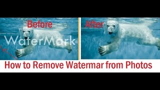 how to remove watermark from photos online and offline [upl. by Tnomed873]