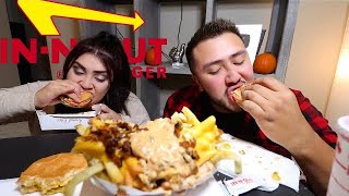 INNOUT MUKBANG w AriesLife [upl. by Arriaet]