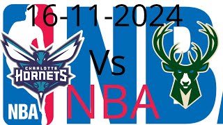 charlotte hornets vs bucks nba [upl. by Shayne]