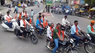 PALI saint Samtaram well come in pali Held kalash yatra in city [upl. by Aerdnek381]