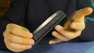 ASMR Hair Comb Sounds Very Tingly Binaural [upl. by Nomzzaj]