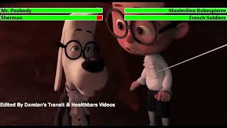 Mr Peabody amp Sherman 2014 French Revolution Chase with healthbars [upl. by Thorlay]