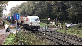 😱Container Train goes in the Emergency Brake Ai 😩 At Venlo the NL 🇳🇱Nov 62024 👍👍👍👍👍🚂Railfan🎥 [upl. by Swartz]