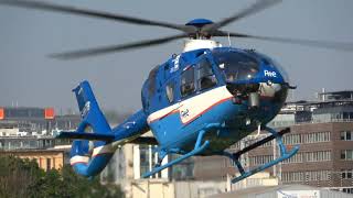 BLUE AIRBUS H135  Takeoff Rte [upl. by Harraf852]