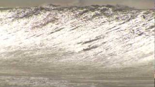 The biggest wave ever caught Shane Dorian and Mark Healey Paddle into MONSTER at Waimea [upl. by Adirf506]