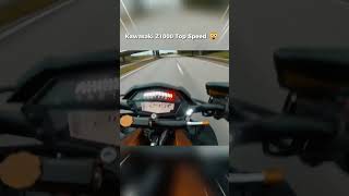 Kawasaki z1000 Top Speed🔥kawasaki shorts [upl. by Orji413]