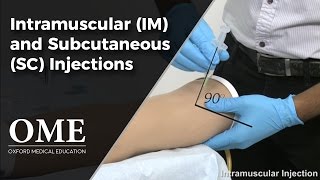 Intramuscular and Subcutaneous Injections  Clinical Skills [upl. by Malas]