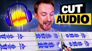 How to Trim Audio in Audacity  Audio Editing in Audacity [upl. by Aicinet]